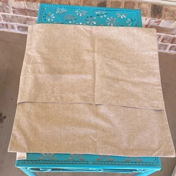 Kate Winston Beige Happily Ever After Square Pillow Cover - Picture 3 of 4